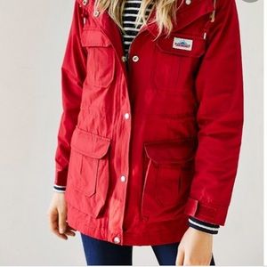 Penfield Red Kasson Rain Jacket